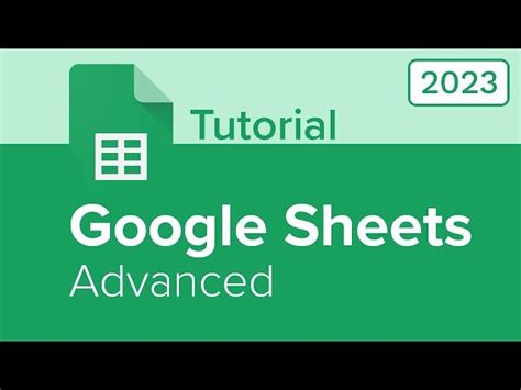 Google Sheets Videotutorial 的图像结果