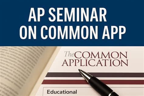 What Subject Is AP Seminar On Common App?
