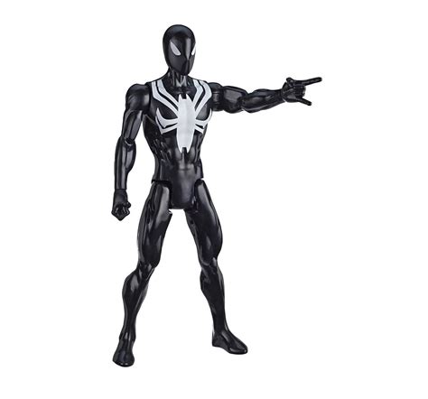 Shop Marvel Spider-Man Titan Hero Series Web Warriors Black Suit Spider ...
