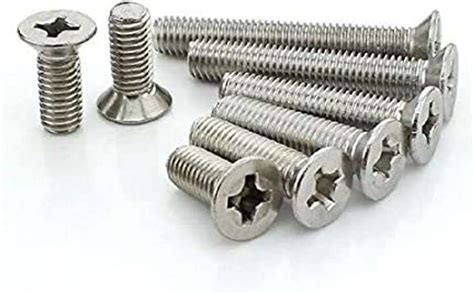 RPI SHOP Bolt - M4 X 20mm Phillips Drive Countersunk (CSK) Head Screws ...