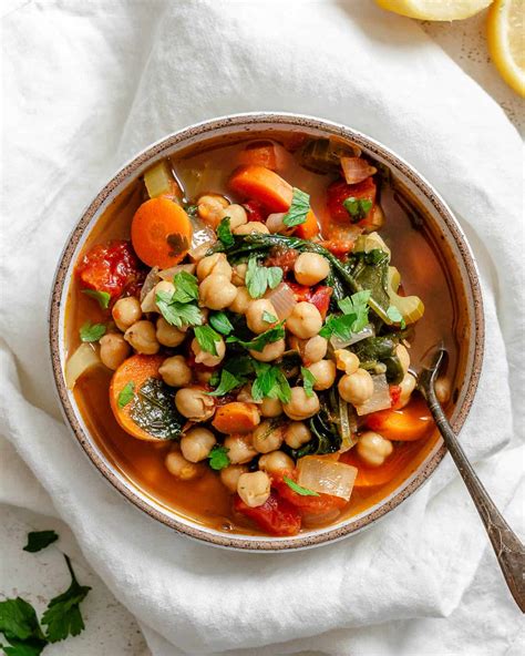 Easy Garbanzo Bean Soup [Stove, Instant Pot, Crockpot] - Plant-Based on ...