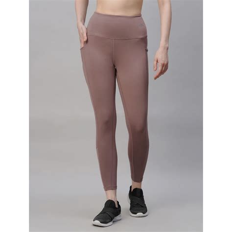 Buy AESTHETIC NATION Mauve Velour Training Tights Online
