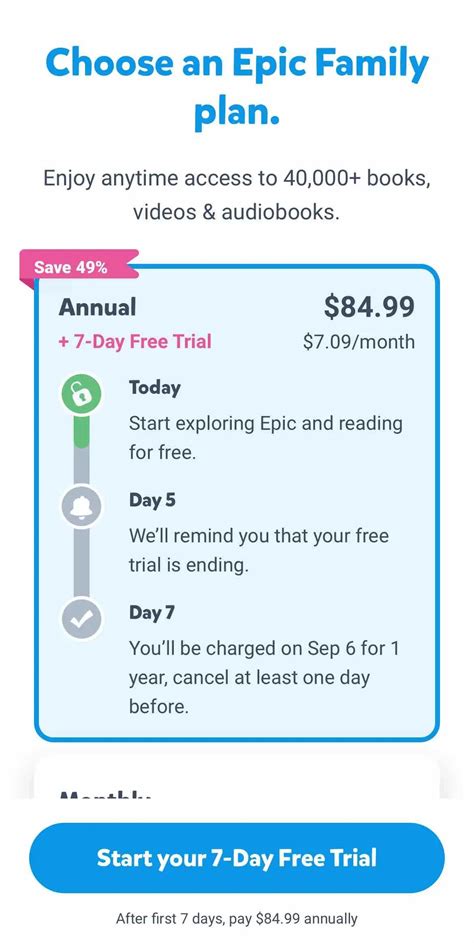 A mobile paywall by Epic with Adapty