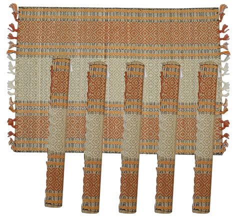Buy Kopai-Paar Handmade Madur Kathi (Natural Fibre) Place Mat Set ...