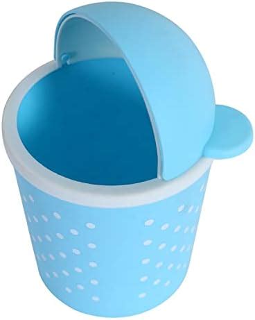 Urbane Home Teddy Table Dustbin|Plastic Swinging Lid Waste Storage ...