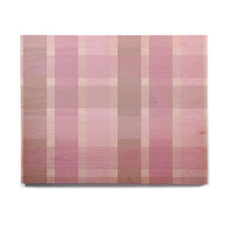 KESS InHouse afe images "Pastel Plaid Pattern" Pink Brown Illustration ...