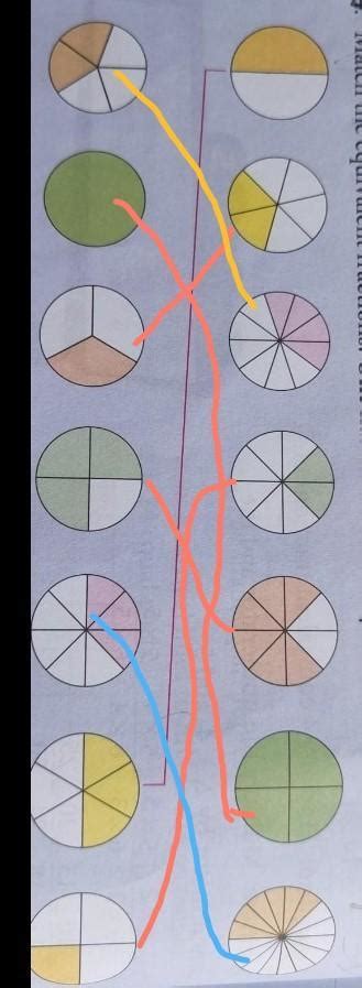 Match the equivalent fractions. One has been done for you - Brainly.in
