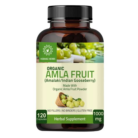 Amla Capsules (Phyllanthus Emblica) – Amalaki amla 120 Capsules ...
