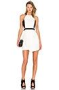 NBD X Naven Twins VIP MVP Cutout Bodycon Dress in Black & White | REVOLVE