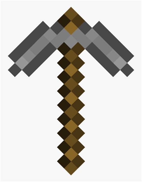Minecraft Pickaxe Transparent Background, HD Png Download , Transparent ...