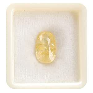 JAGDAMBA GEMS 5.25 Ratti Yellow Sapphire(Pukhraj Stone) Unheated ...