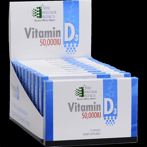 Vitamin D3 50,000 IU (10 15-CT Blisters) - Arahant Mental Wellness