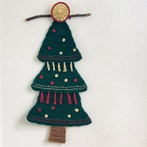 Image result for Christmas Tree Wall Hanging Pattern