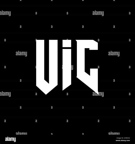 UIC letter logo design for technology company. UIC logo design black ...
