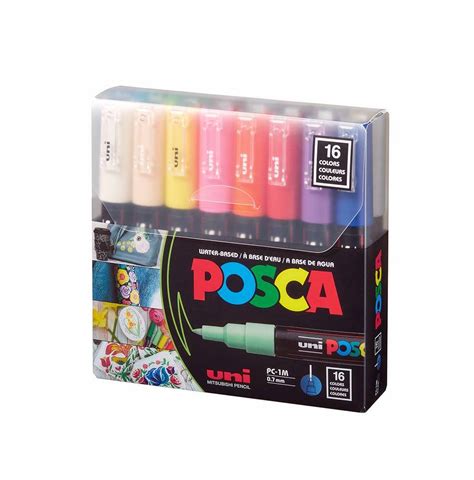 Uni Posca PC-1M Estuche x 16 unidades - PaperStop