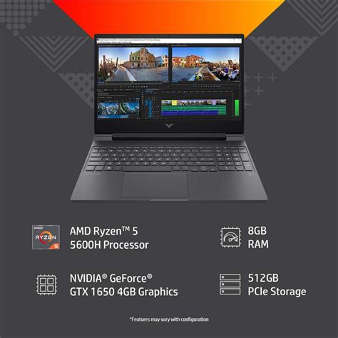 HP Victus AMD Ryzen 5 Hexa Core 5600H - (8 GB/512 GB SSD/Windows 11 ...