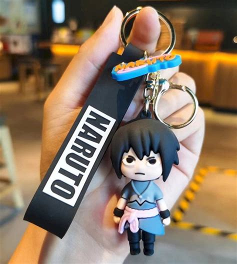 Naruto Anime Sasuke | 3D Lanyard Keychain | Durable