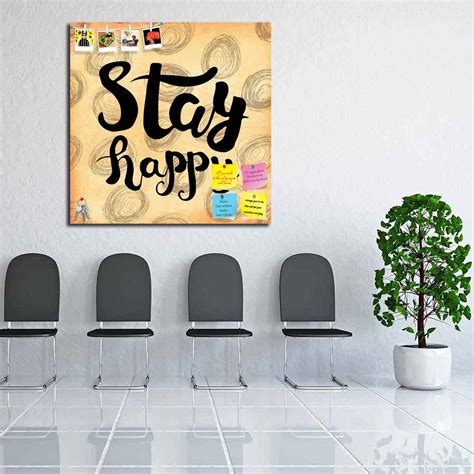 ArtzFolio Motivational Quote About Happiness Printed Bulletin Board ...