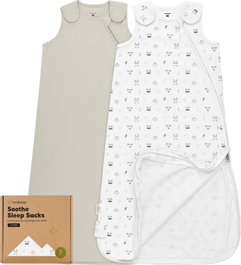 2-Pack Organic Sleep Sacks, 100% Cotton - Baby Sleeping Sack, Wearable ...