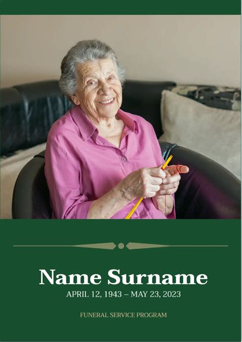 Image result for Funeral Service Program