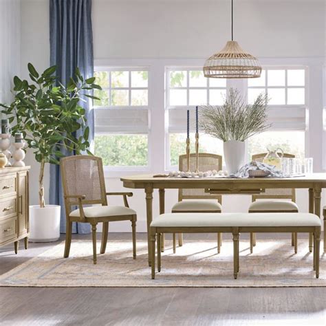 Bodhi Rectangular Extending Dining Table, 83-1/2-101-1/2" | Grandin Road