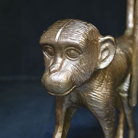 Unique Golden Monkey Showpiece for Your Living Room – Mora Taara
