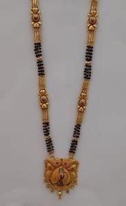 YuviKrissh Elegant High Gold Mangalsutra with Micro Gold Plated Polish ...