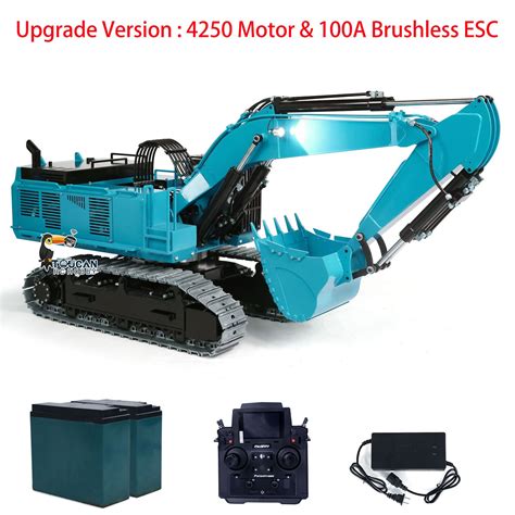 TOUCAN Exclusive 1/8 385CF Metal Hydraulic RC Excavator RTR – TOUCAN RC ...