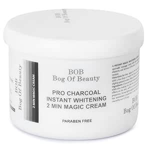 BOB Pro Charcoal Instant Whitening Magic Facial Cream, 200gm : Amazon ...