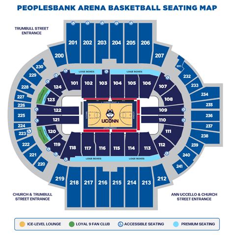 Seating Charts | PeoplesBank Arena