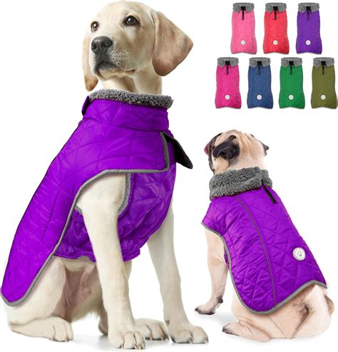Amazon.com : Fragralley Dog Coat, Waterproof Windproof Dog Winter Coat ...