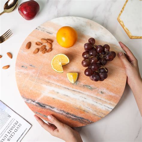 Marble Lazy Susan Online - Premium Platter | Nestasia