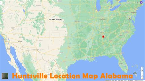 Huntsville, Alabama Map