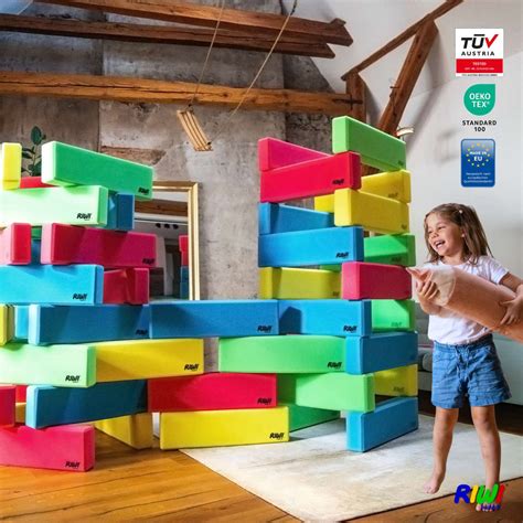 RIWI XXL Building Blocks - gigantyczne, miękkie klocki dla dzieci – RIWI buildit
