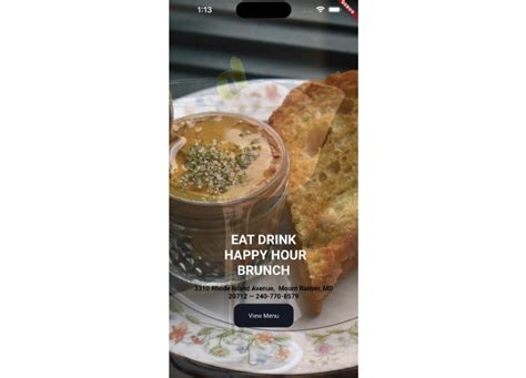 Flutter Menu 的图像结果