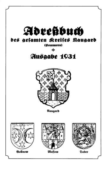 Kreis Naugard/Adressbuch 1931 – GenWiki
