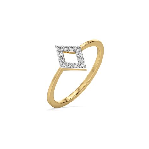 Crystal Line - Pure Gold Lab Diamond Ring – luksonjewels
