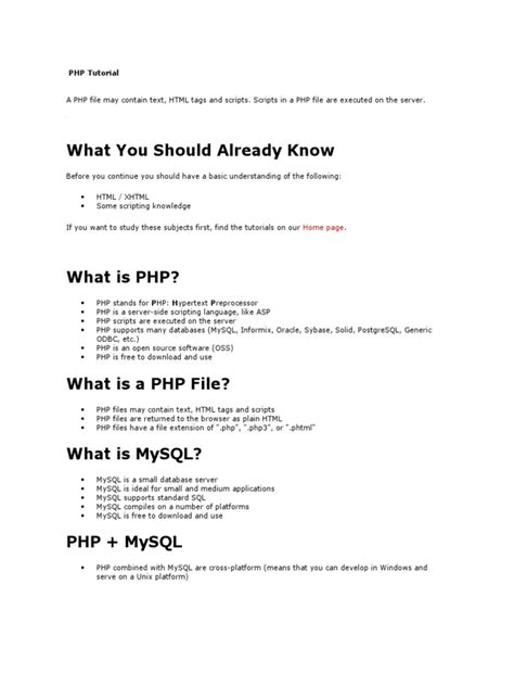 PHP Tutorial PDF 的图像结果