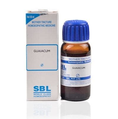Guaiacum Homeopathy Mother Tincture Q in 30/100ml, SBL, Schwabe – Homeomart