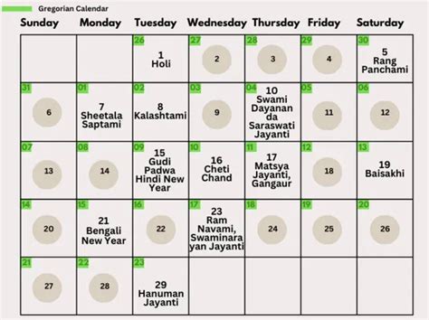 The Hindu Calendar 2024: Complete List of Festivals - Calendarr