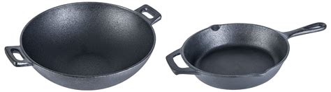 Buy Wonderchef Forza Cast-Iron Kadhai, Pre-Seasoned Cookware, Induction ...
