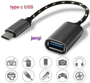 JANGI Usb to type c otg cable connection vivoppoxt305 Worldwide Adaptor ...