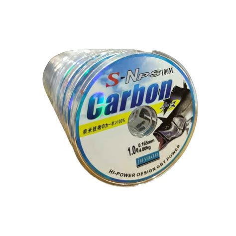 Monofilament High Resistance Elastic S-NPS Carbon 100M | 10lb – Fishingmonk