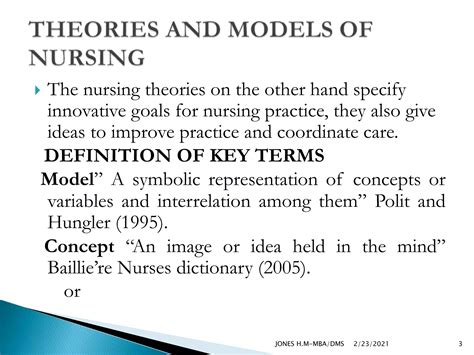 THEORIES AND MODELS OF NURSING | PPTX