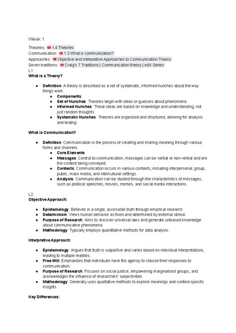 Introduction to Communication Studies: Theories and Approaches (COMM 101) - Studeersnel