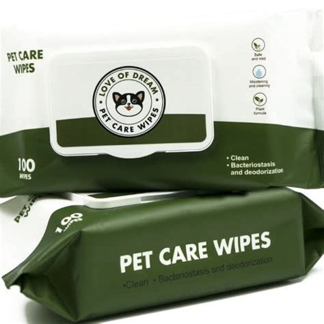 Sniffr Pet Care Eco-Friendly Pet Wipes 100% Biodegradable Fabric ...