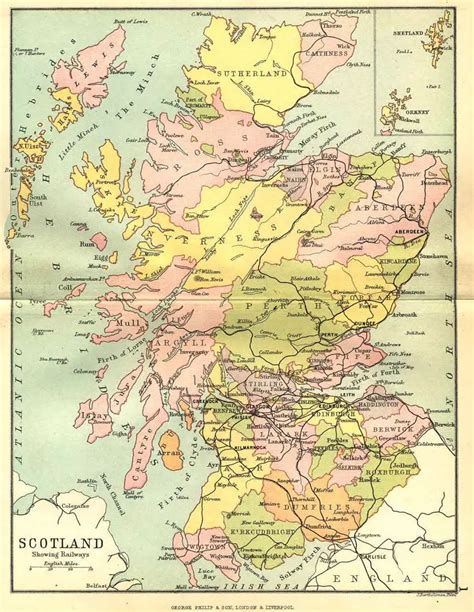 Historical Map of Scotland - MapSof.net