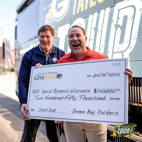 Packers Give Back Awards SOWI $250,000 Impact Grant - Special Olympics ...