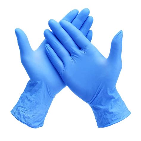 Nitrile Hand Gloves | Medium |1 Box - 100 Gloves| Disposable |Blue ...