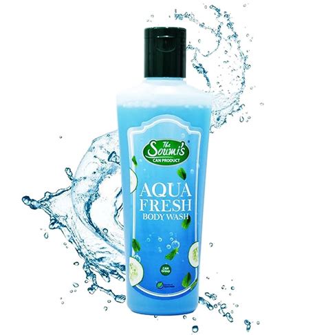 Buy THE SOUMI'S CAN PRODUCT AQUA FRESH BODY WASH | With Aloevera, Lemon ...
